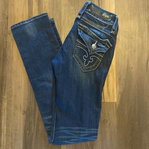 Women’s Rock Revival Chrissie straight leg jeans size 25